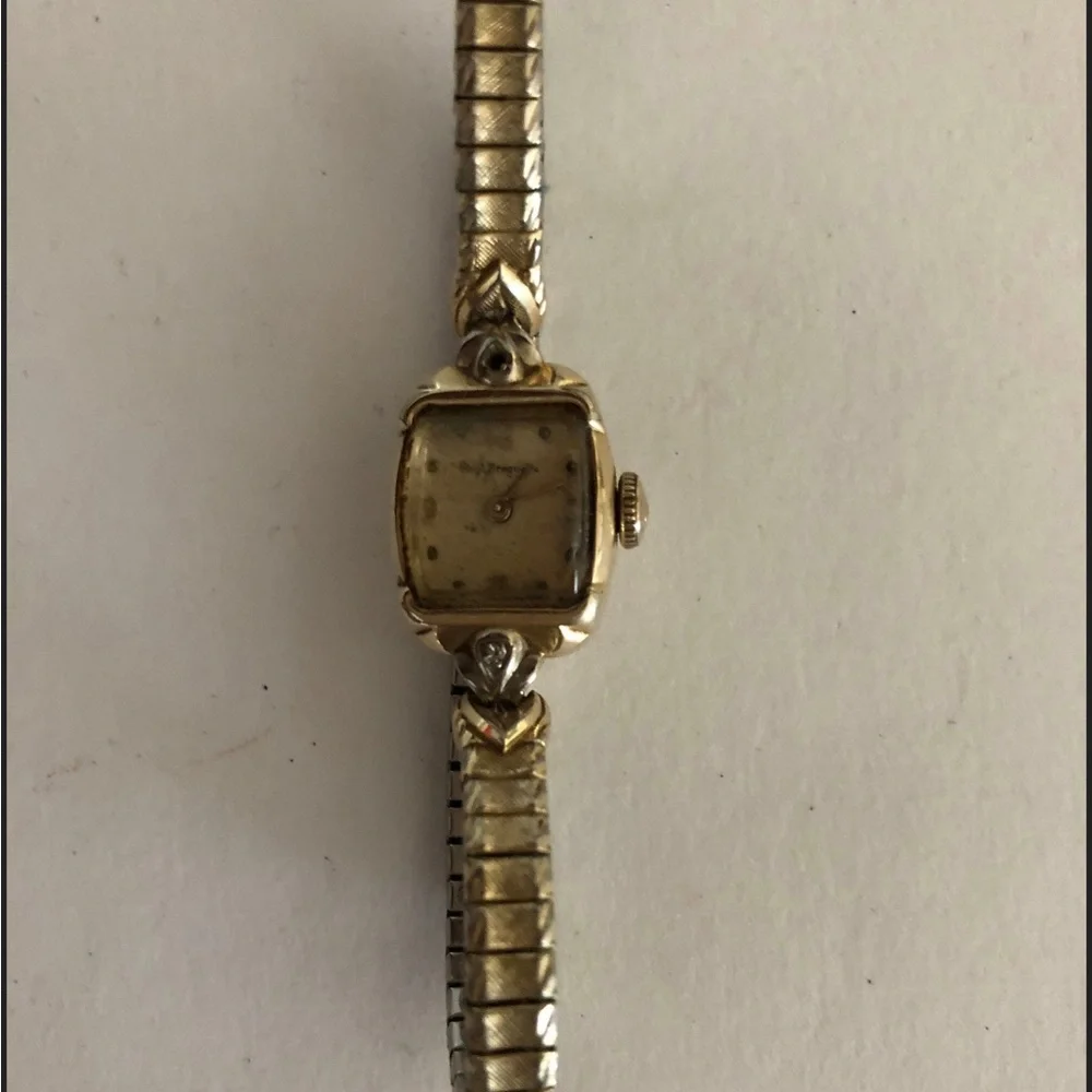Vintage Paul Breguette 10K Gold Ladies Wrist Watch